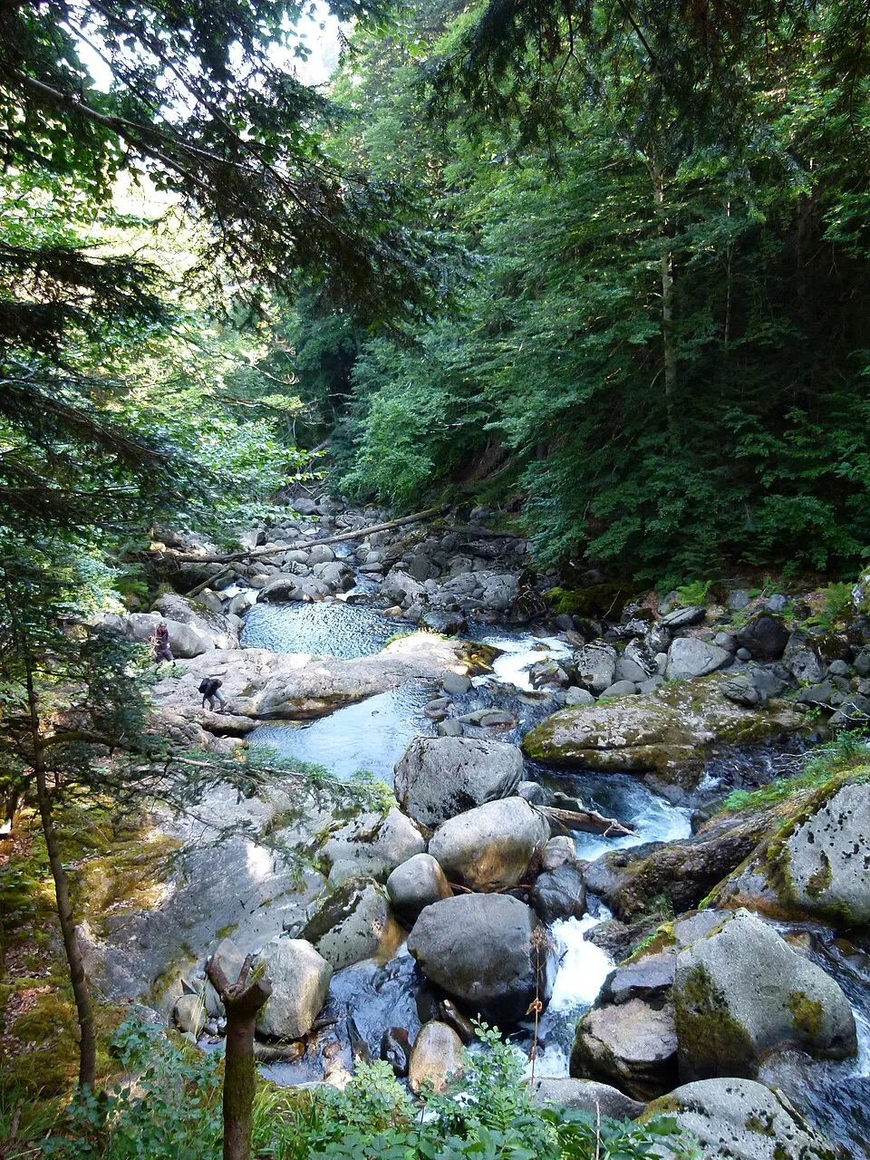 El río Joèu — referencia visual de geología