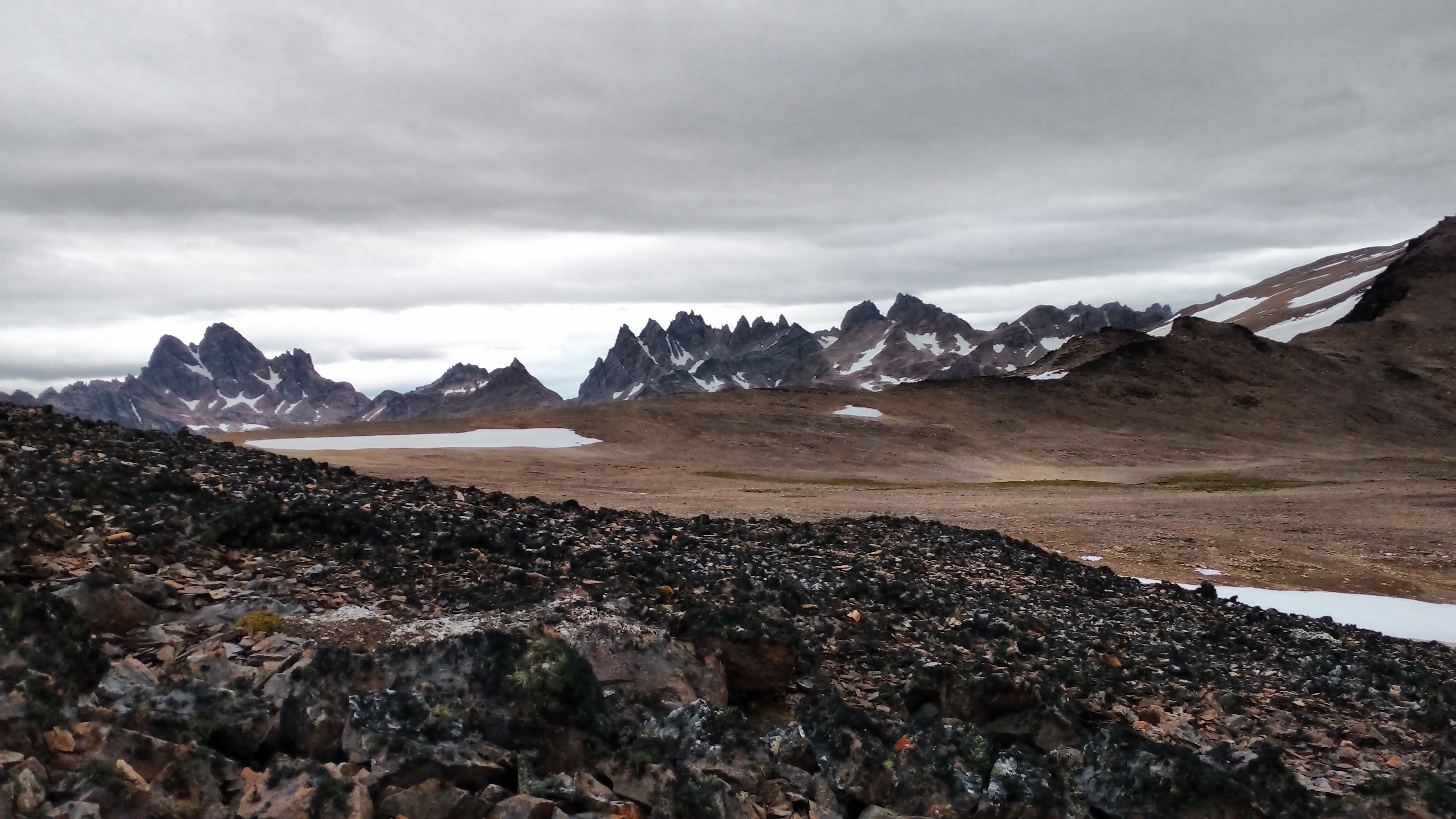 Cordillera de los Dientes de Navarino vista desde el Cerro Bandera, Isla Navarino, Chile