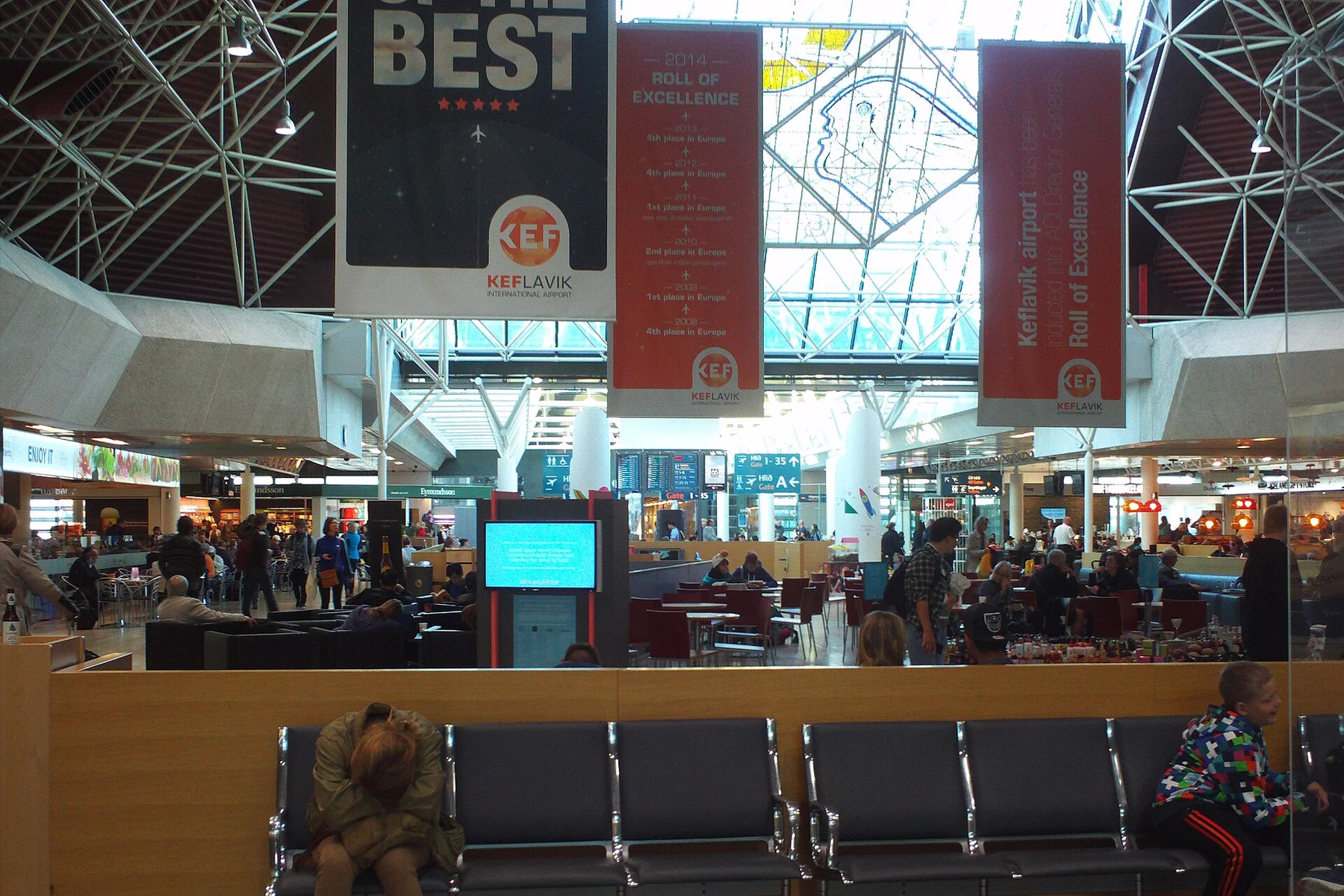 Regreso a Keflavík · vuelo de vuelta