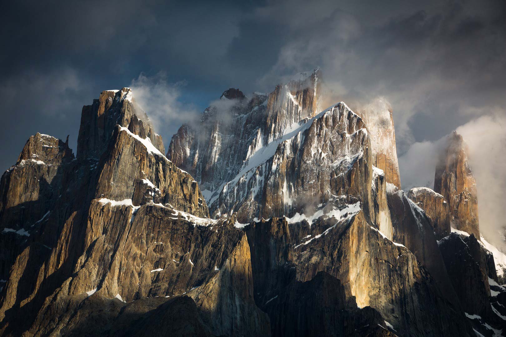 Torres de Trango y el glaciar Baltoro