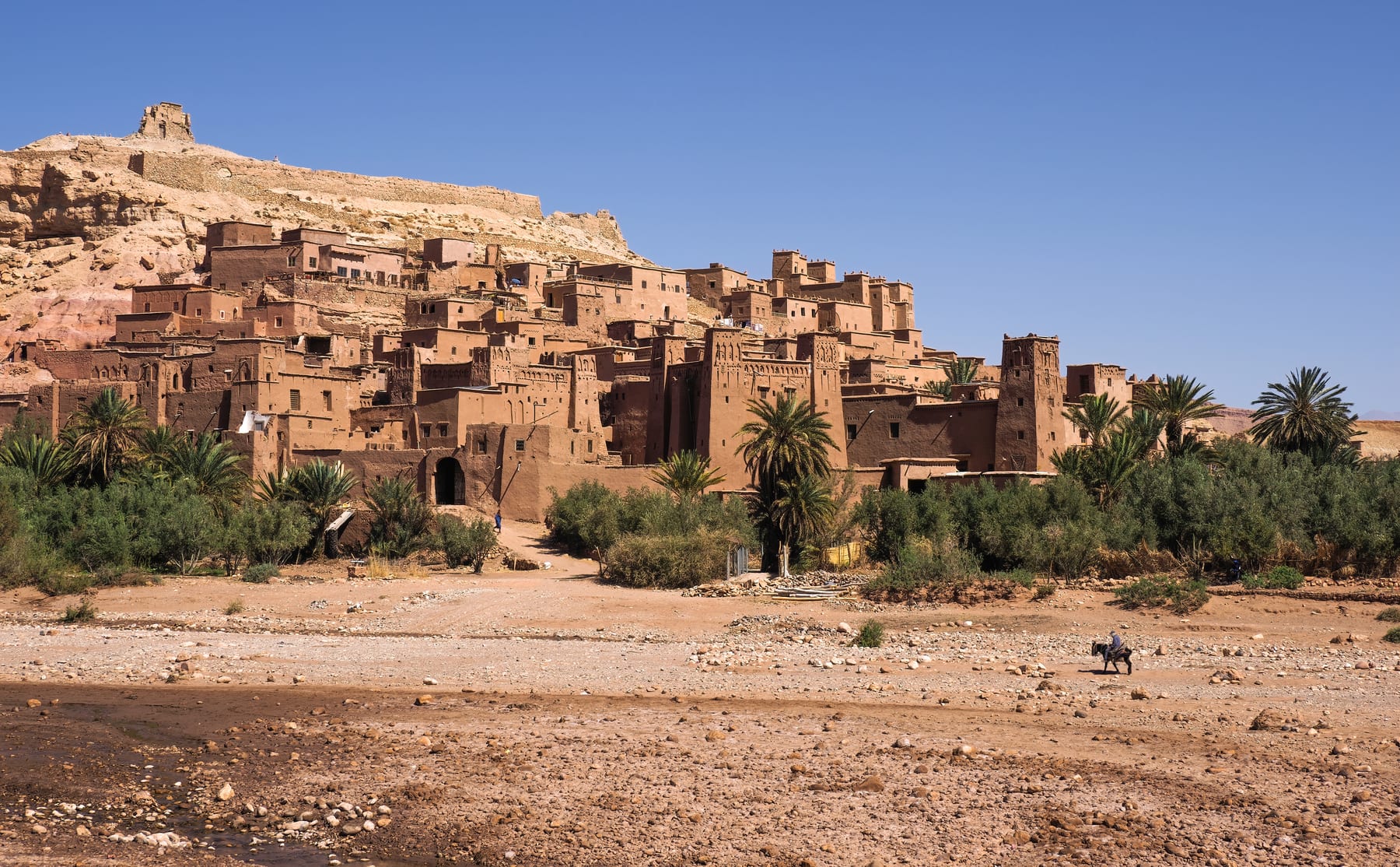 Ksar de Aït Ben Haddou, aldea fortificada de adobe en el sur de Marruecos