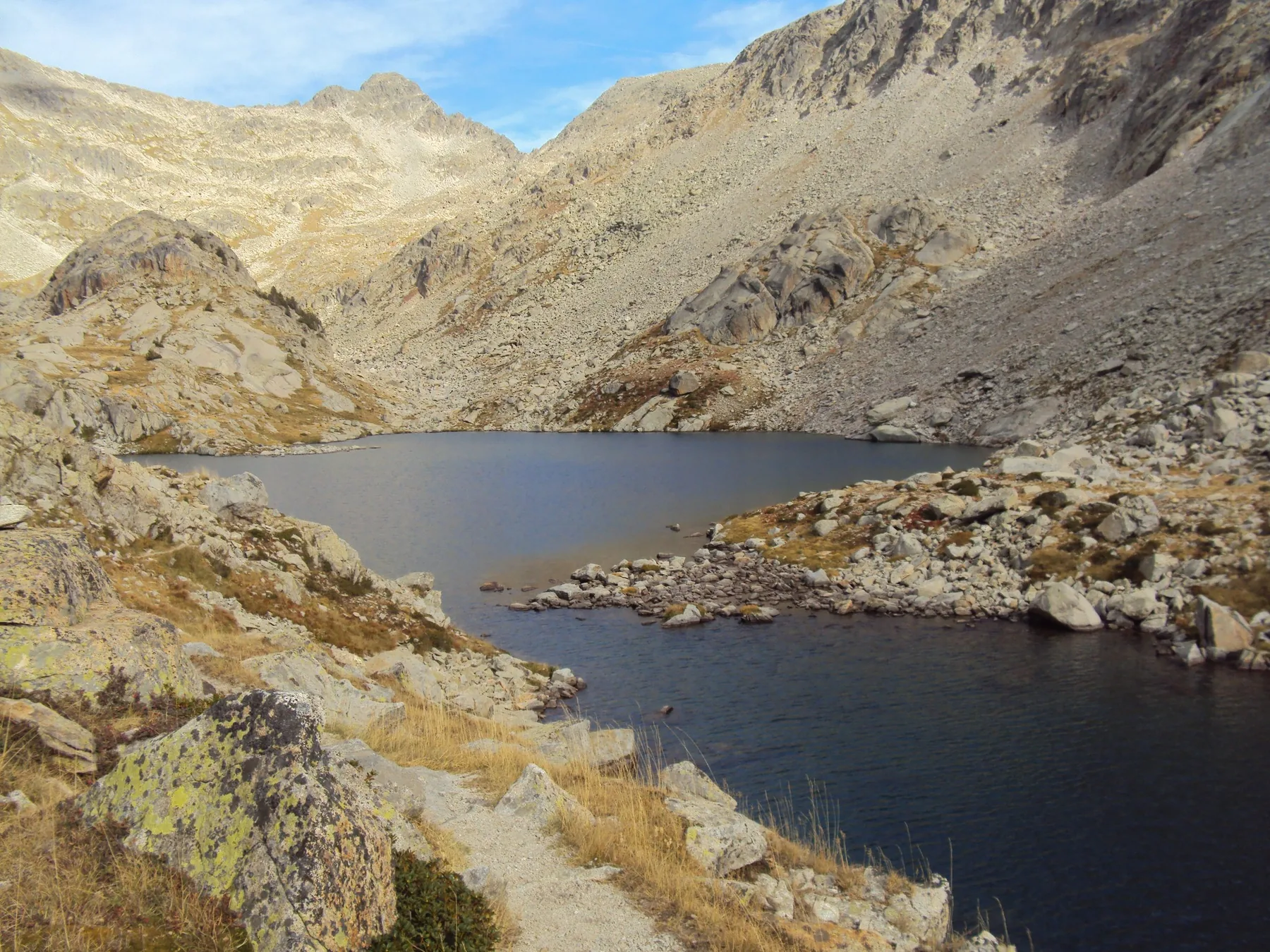 Canchales de alta montaña — referencia visual de geología
